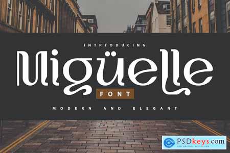 Miguelle Modern Font