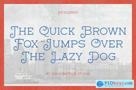 Morquano - Vintage Casual Fonts