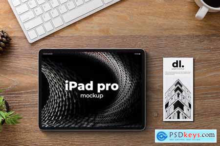 iPad Pro & DL Paper Mockup