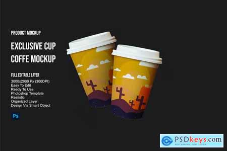 Exclusive Cup Coffe Mockup