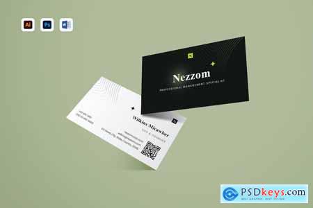 Minimalist Business Card Nezzom