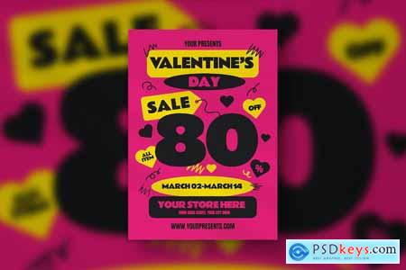 Valentine's Day Sale Flyer