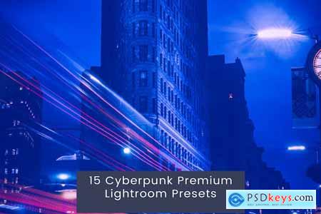 15 Cyberpunk Premium Lightroom Presets