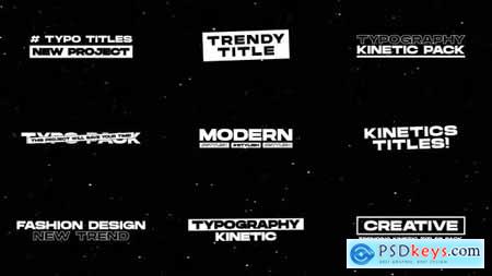 Kinetic Titles 1.0 - After Effects 43422273