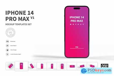 IPhone 14 PRO MAX vol.01 - Mockup Templates FH