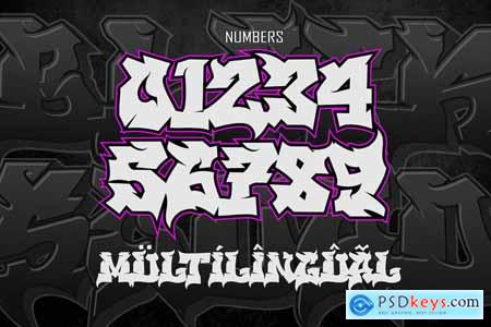 Black Squad - Urban Graffiti Font