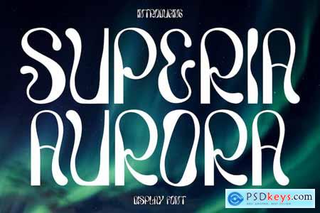 Superia Aurora - Display Font