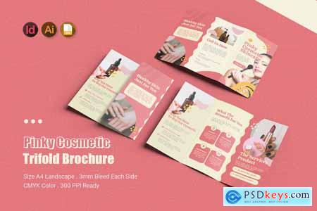 Pinky Cosmetic Trifold Brochure
