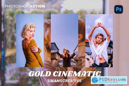 Gold Cinematic Photoshop Action