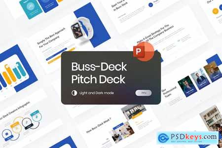 Buss-Deck Modern Pitch Deck PowerPoint Template