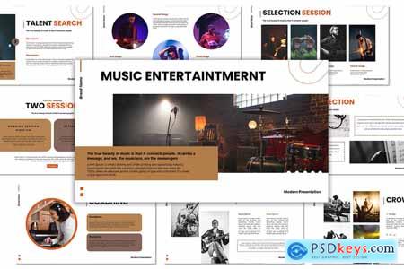 Music Entertainment - Powepoint template