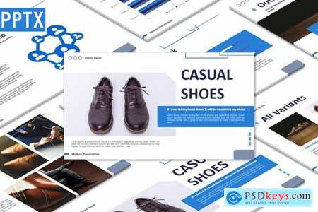 Casual Shoes - Powerpoint Template