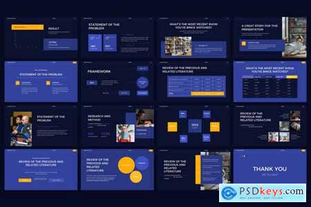 Learn Practice Thesis PowerPoint Template