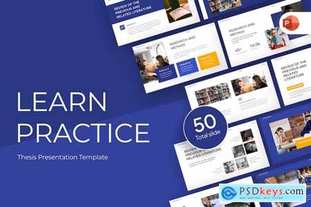 Learn Practice Thesis PowerPoint Template