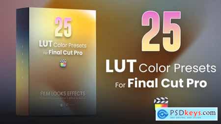 25 LUTs pack for Final Cut Pro