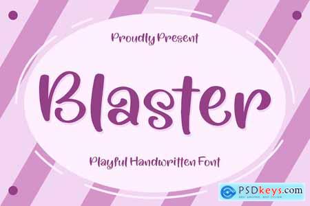 Blaster Playful Handwritten Font