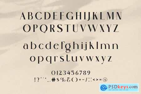 Drallen Modern Ligature Serif Font