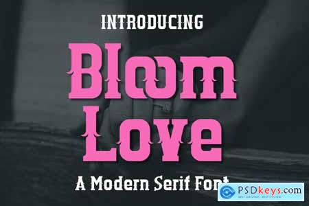 Bloom Love - A Modern Serif Font