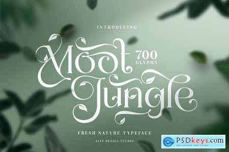 The Moot Jungle Nature Typeface