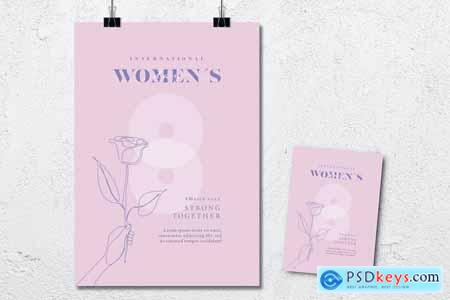 Women&#180;s Day Poster and Flyer