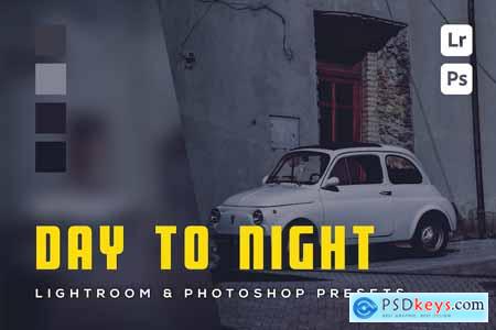 6 Day to Night Lightroom and Photoshop presets