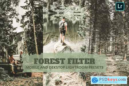 Forest Filter Lightroom Presets Dekstop and Mobile