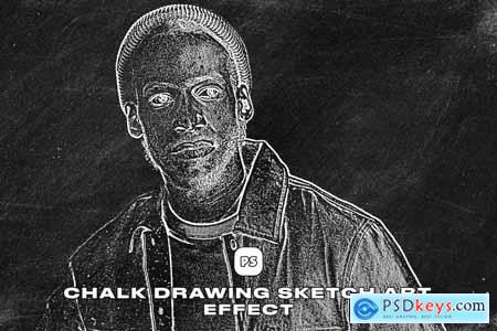 Chalk Drawing Sketch Art Effect
