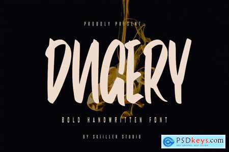 Dugery - Bold Handwritten Font