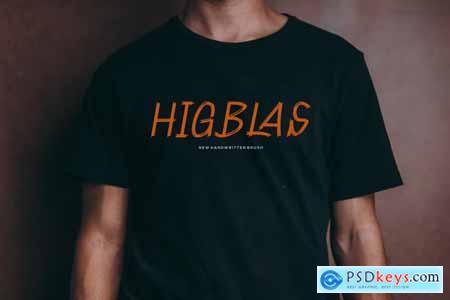Higblas Font