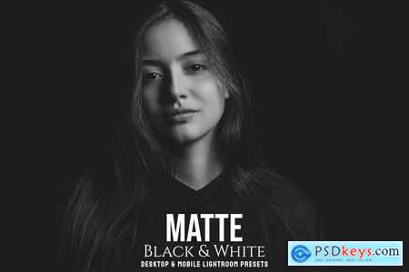 Matte Black & White - Desktop & Lightroom Presets