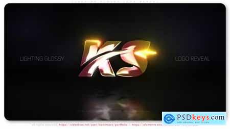 Lighting Glossy Logo Reveal 43555608