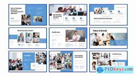 Azure - Business Presentation PowerPoint Template