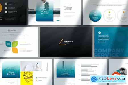 Simple Neutral PowerPoint Template Free Download Photoshop Vector