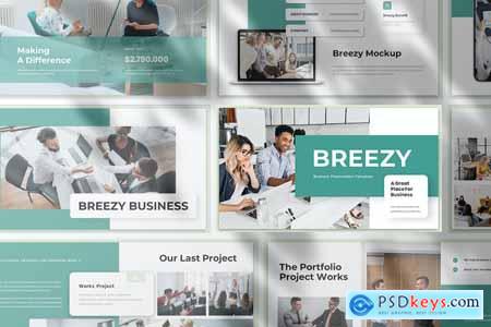 Breezy Business Presentation PowerPoint Template