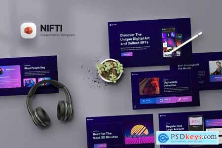 NiFTi App - NFT Mobile App & SAAS Powerpoint
