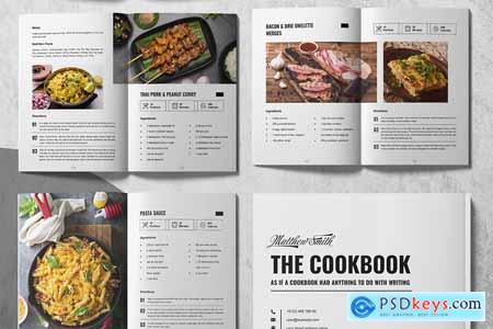Cook-Book Magazine with Black White Color