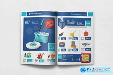 Supermarket Produces Catalog Brochure Template