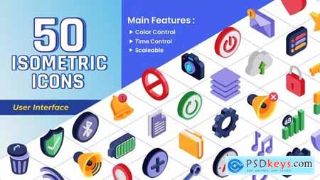 Isometric Icons - User Interface 43670876