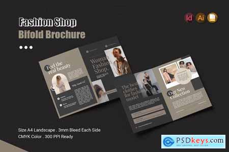 Fashion Shop Bifold Brochure