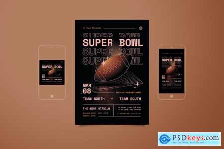Super Bowl Flyer Set