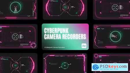 Cyberpunk HUD Camera Recorder for After Effects 43779924