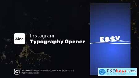 Instagram Typography Opener 43750708