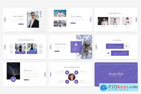 Gamma  Space PowerPoint Template