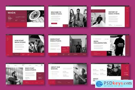Mada  Business PowerPoint Template