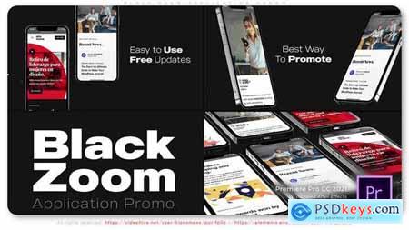 Black Zoom Application Promo 42800561