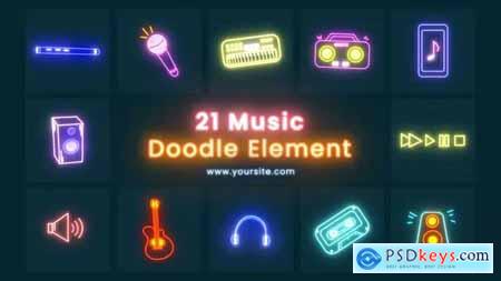 Top best Music Doodles Element Pack 43803450
