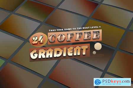 24 Mood Coffee Gradients Photoshop