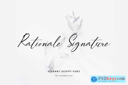 Rationale Signature Font