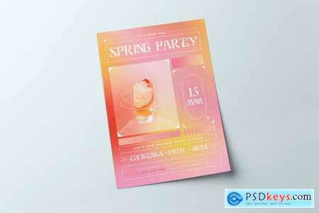 Spring Party Flyer 5C7RRGB