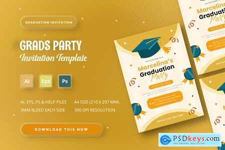 Grads Party - Graduation Invitation
